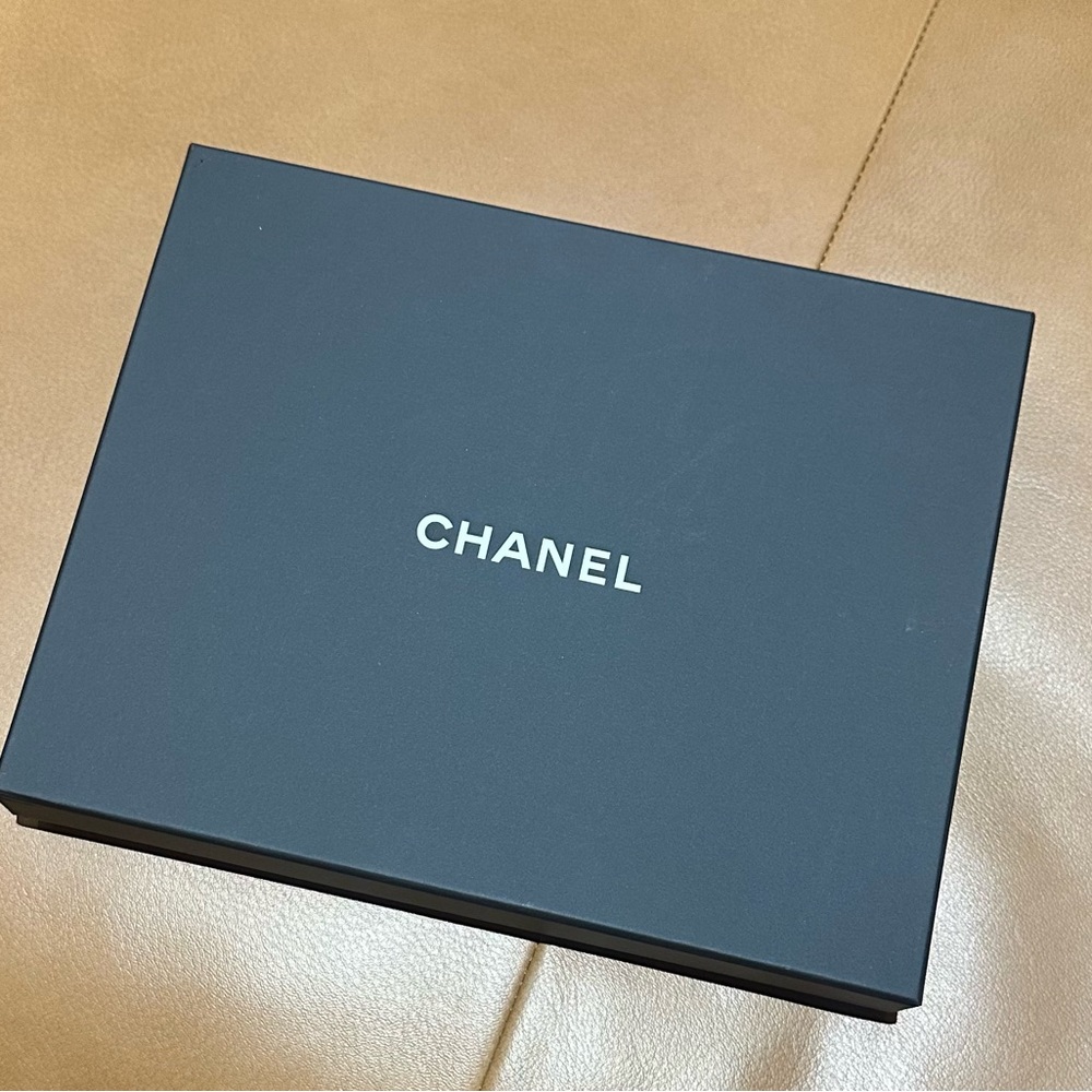 CHANEL Black and Gray Gift Box
